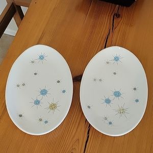 Franciscan Starburst ceramic platters